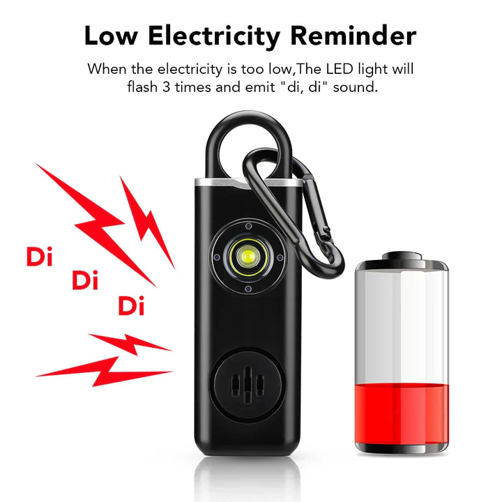 Emergency Self Defense Alarm Keychain | Bowlift