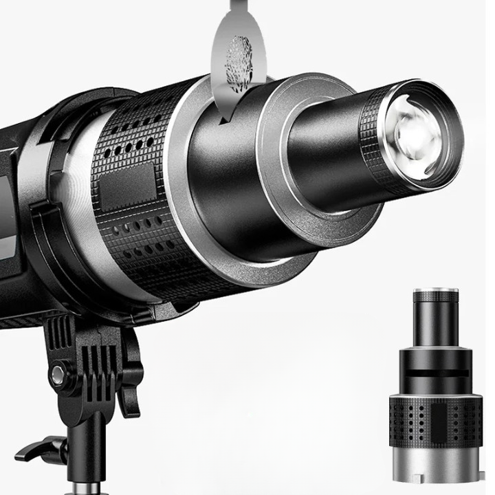 BowLift | Optical Spotlight Conical Lens Kit with 35 Gobos & Bowens Mount – Lumina