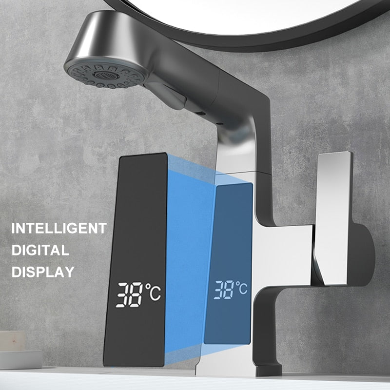 BowLift | Elegant Temperature Display Smart Faucet