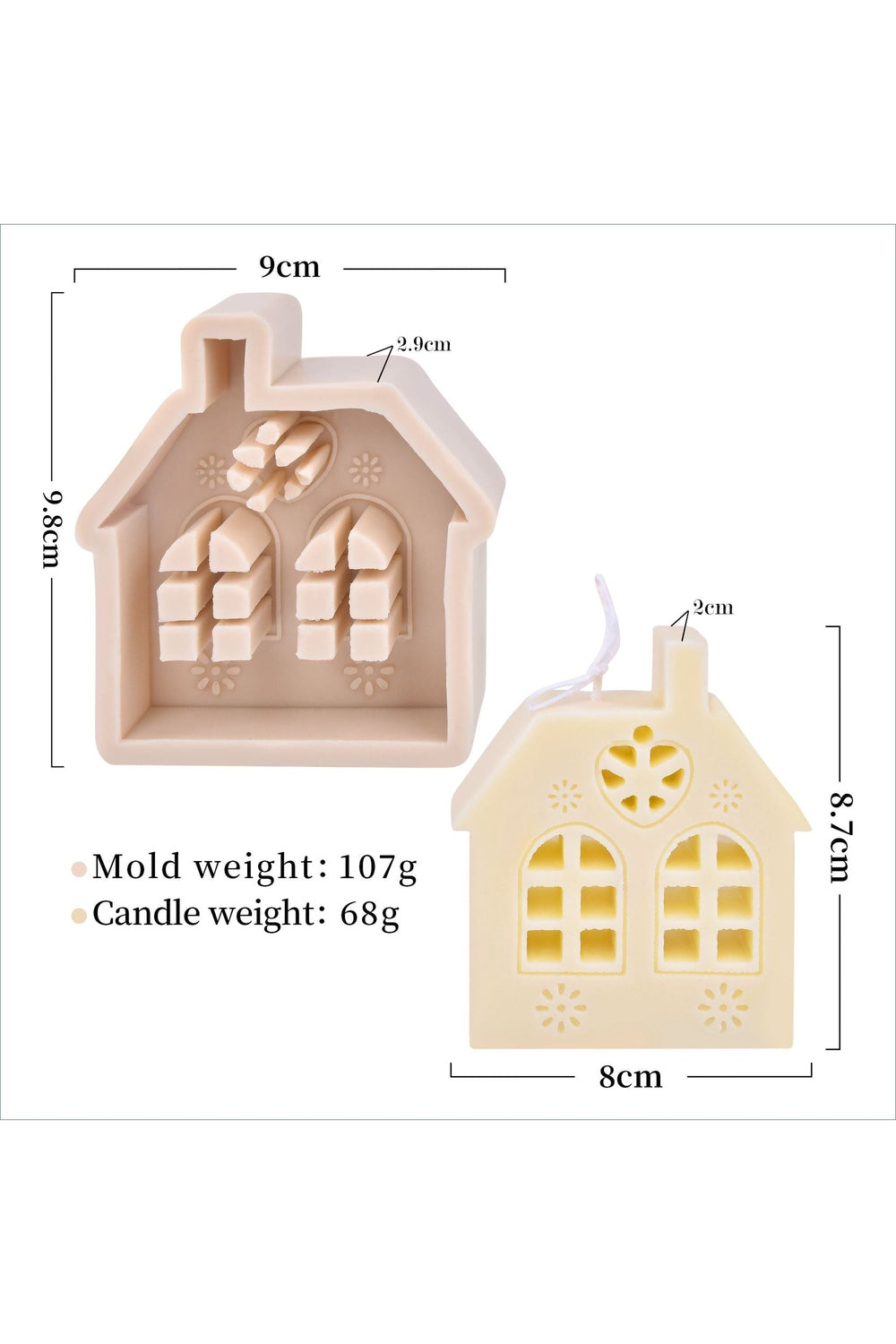 Christmas candle shape | Bowlift
