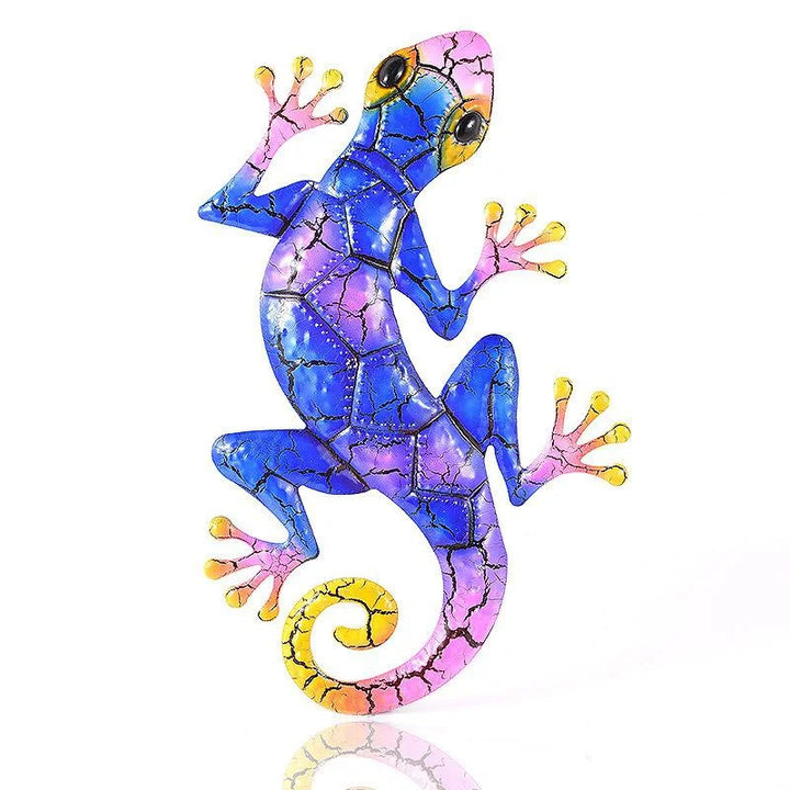 BowLift | Artinova Wall Decor Animal Motif | Handcrafted from Wrought Iron | Colorful Accents in Green, Red or Blue