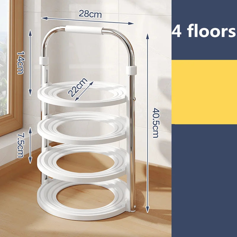 BowLift | Stack Ease Compact Kitchen Organizer Rack