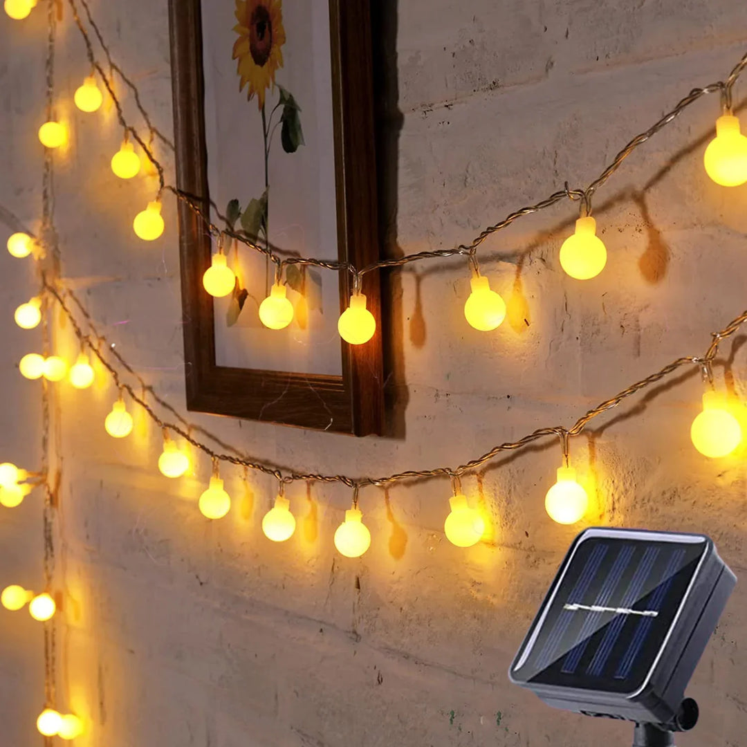 Solar-Powered Party Lights - SolarGlow | Bowlift
