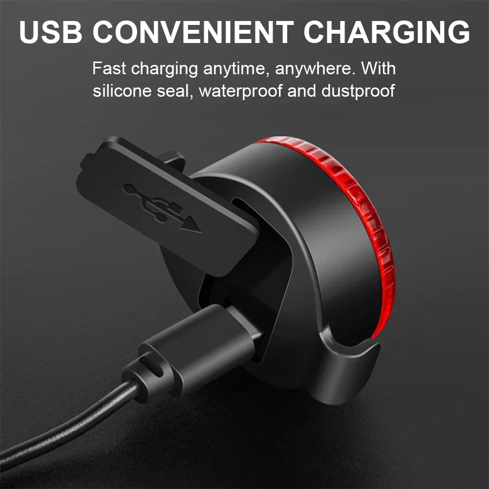 BowLift | USB Rechargeable LED Bike Light Set – Waterproof Bike Headlight and Tail Light with Multiple Modes for Safety and Visibility
