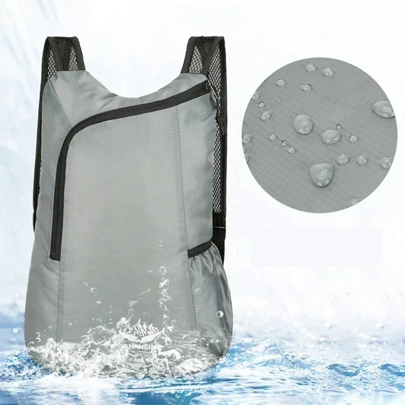 BowLift | FoldAway PackLite | Foldable Day Backpack | 20L Volume | Water Repellent & Compact