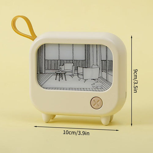 Mini Art TV Painting Decor Night Lamp | Bowlift
