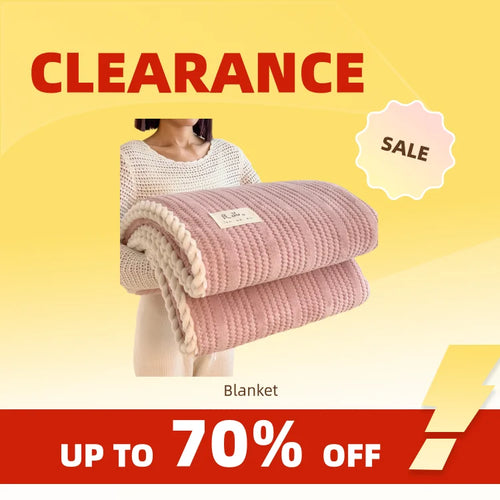 BowLift | Throw Blanket WarmHug | Fluffy Flannel | Checkered Design | For Sofa & Bed | Four Seasons