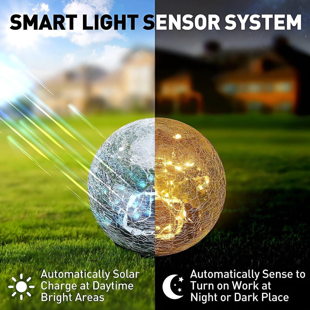GardenGlimmer Light - Outdoor Waterproof Solar-LED Garden Light | Bowlift