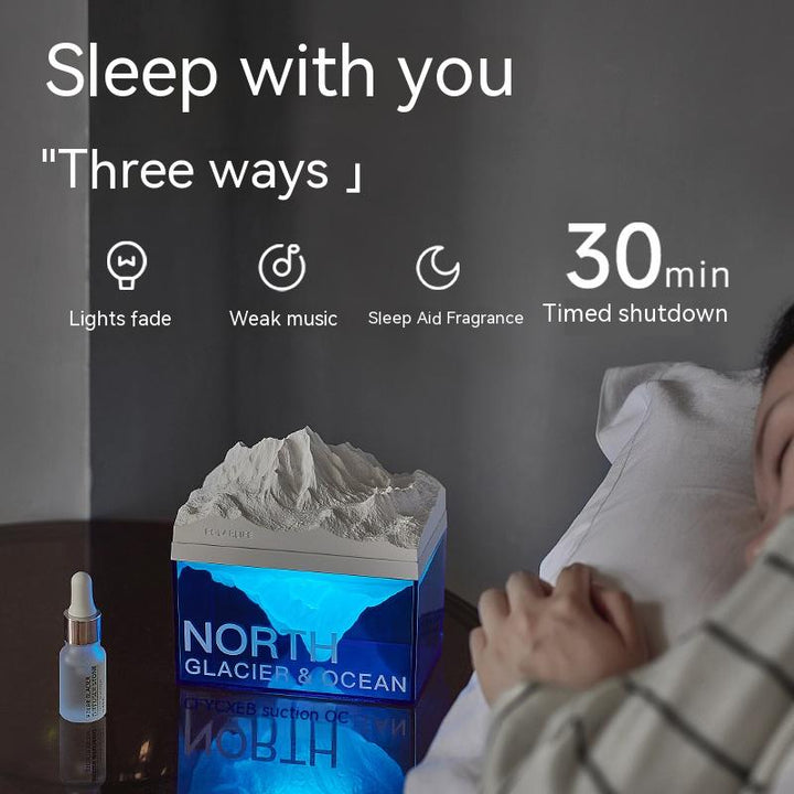 Iceberg Aromatherapy Bowliftuetooth Speaker Night Lamp | Bowlift