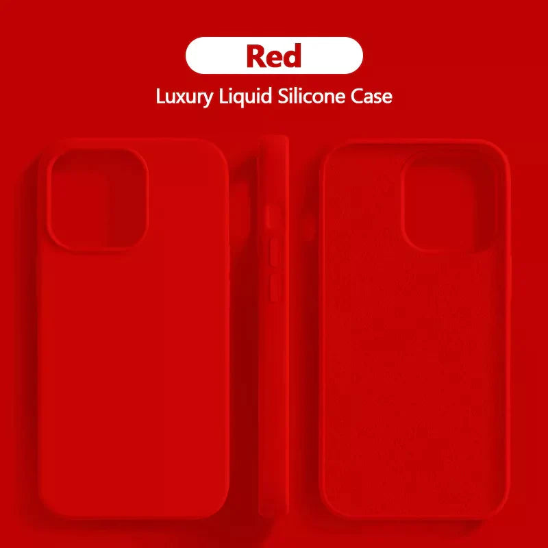 BowLift | Liquid silicone case shockproof for iPhone 15 14 13