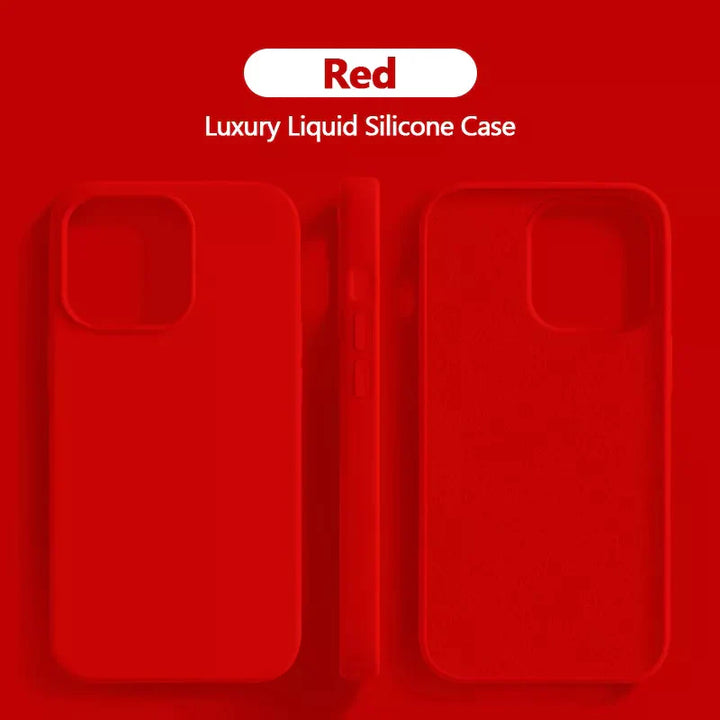 BowLift | Liquid silicone case shockproof for iPhone 15 14 13