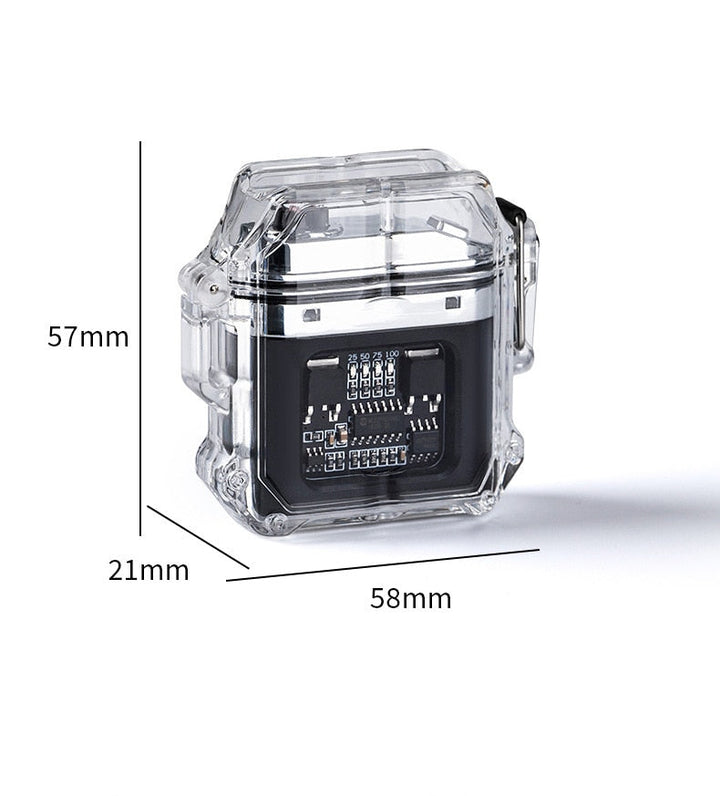 Prismatic Rainbow Windproof Double Arc Lighter | Bowlift