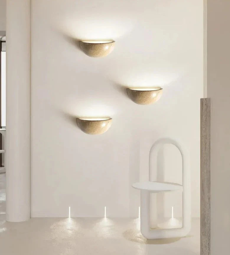 BowLift | SabiGlow - Organic Rock Wall Light