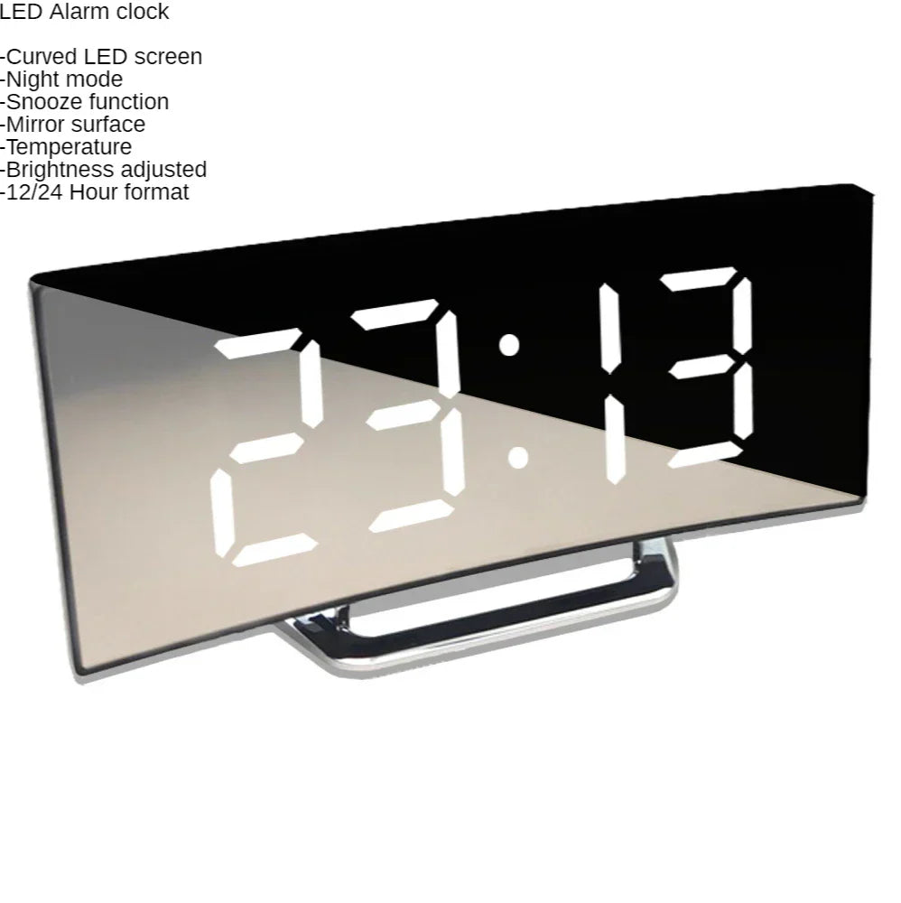 BowLift | Curved Screen Digital Alarm Clock