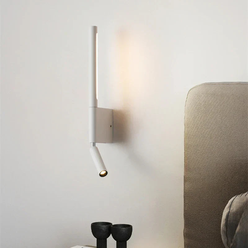 Modern LED wall lamp for bedroom, adjustable wall light in hotel style | Bowlift