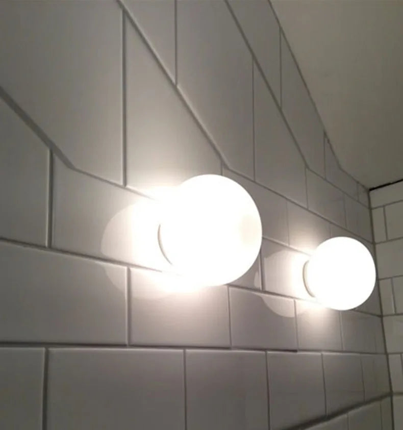 BowLift | GlaciaLuxe – Minimalist Wall Lamp with Glass Stone Design