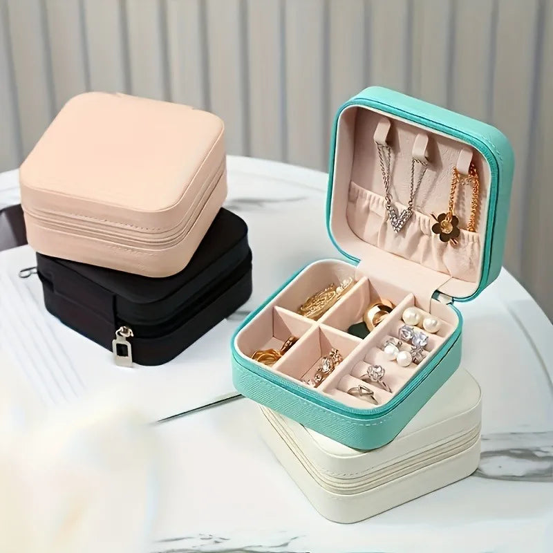 BowLift | Jewelry Organizer VOYELIA | Travel Case for Jewelry | Compact & Stylish | PU Leather