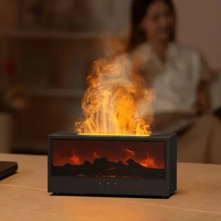 Fireplace Flame Mist Humidifier | Bowlift
