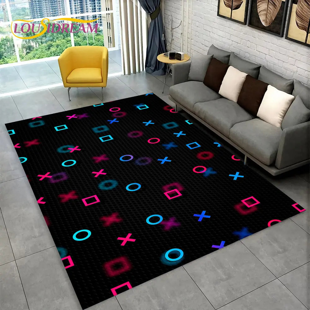 BowLift | GameJoy Playmat – Soft 3D Gamepad Floor Mat for Children and Gamers