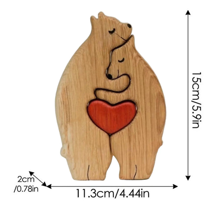 Loving Bears Interlocking Puzzle Decor | Bowlift