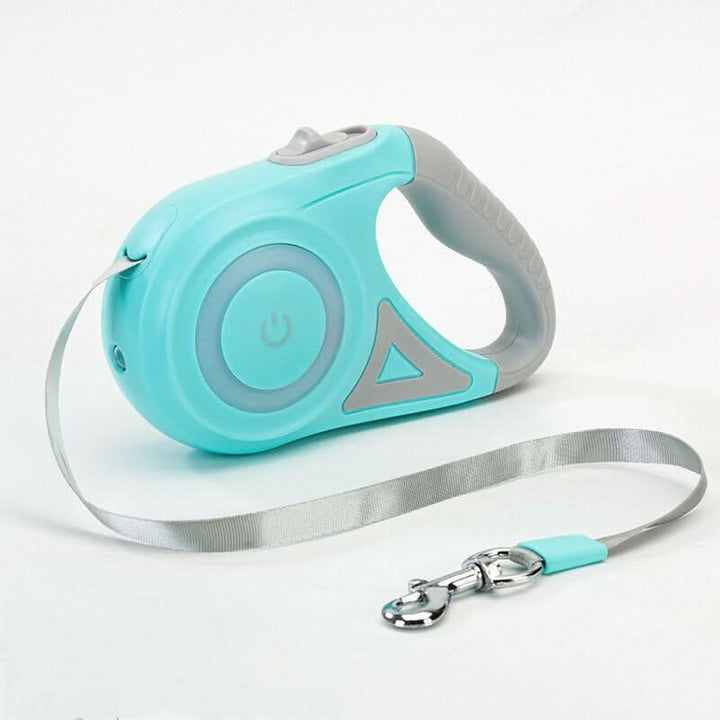 BowLift | Automatic dog lead with LED light, USB rechargeable battery & 3m length for safe walks