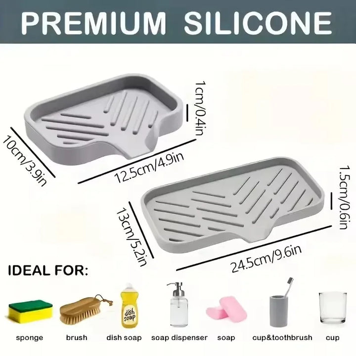 BowLift | Silinova Drain Mat | Silicone Tray & Water Catcher | Heat Resistant & Hygienic