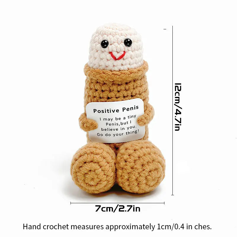 BowLift | Emotional Support Adult Humor Crochet Doll