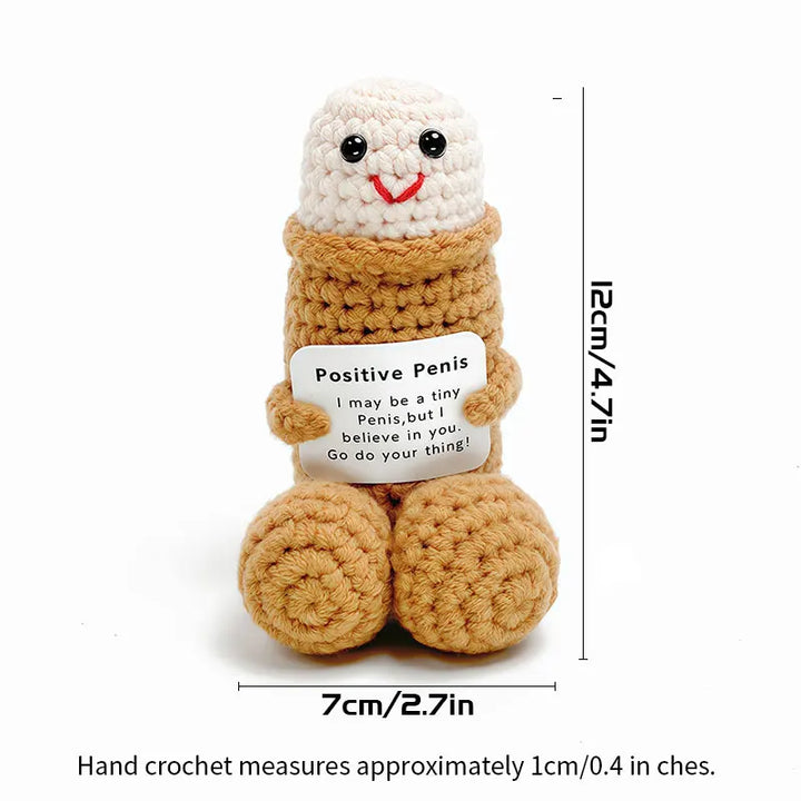 BowLift | Emotional Support Adult Humor Crochet Doll