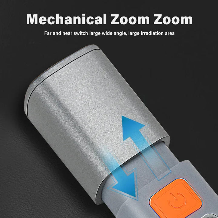 Ultra-Bright Long Shot USB Rechargeable Flashlight | Bowlift