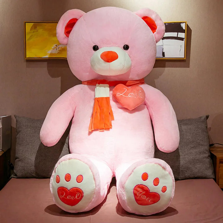 Giant Plush Bear with Soft Short-Plush Filling