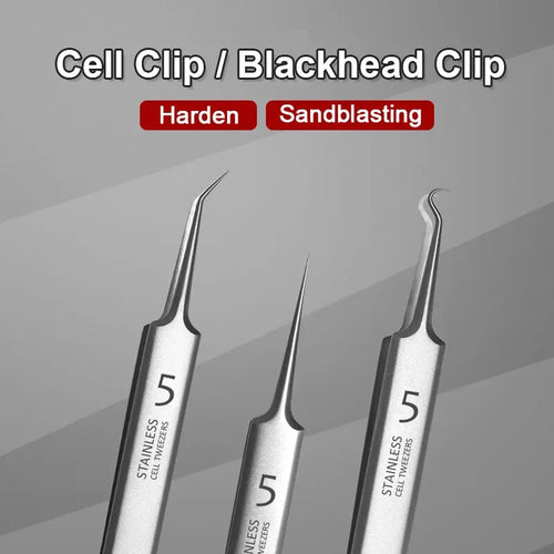 BowLift | Stainless Steel Blackhead Remover Tool - 3Pcs Set