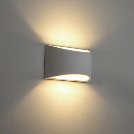 BowLift | Sleek Gypsum LED Wall Sconce for Modern Home Lighting