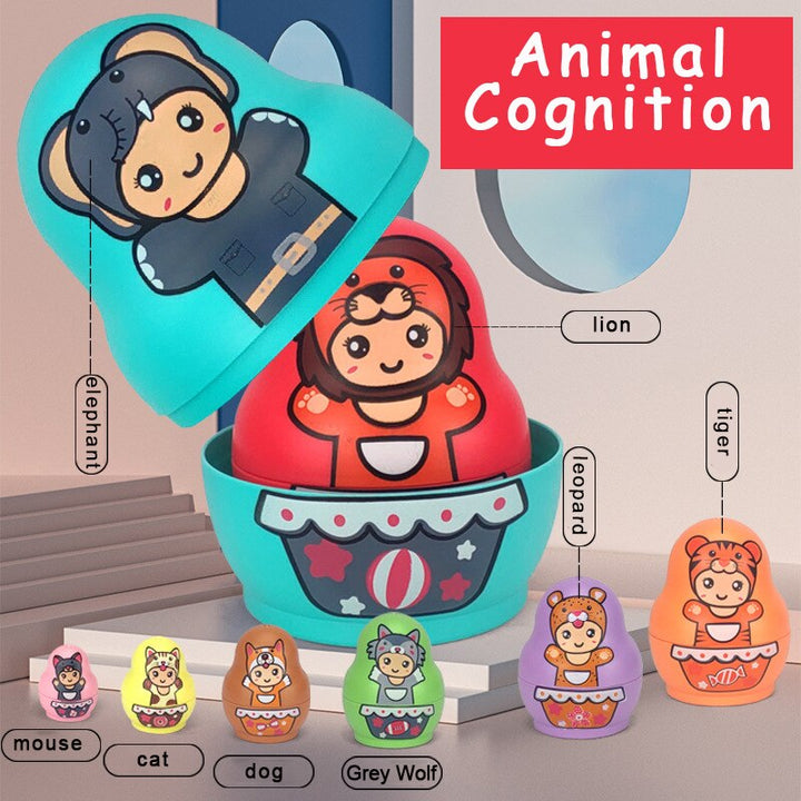 BowLift | Educational Colorful Kids Matryoshka Dolls