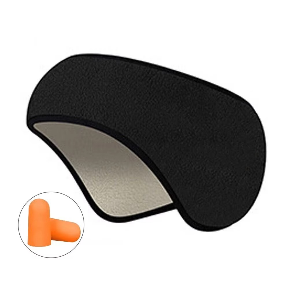 BowLift | Three-Layer Blackout Sleep Mask with Soft Ear Muffs