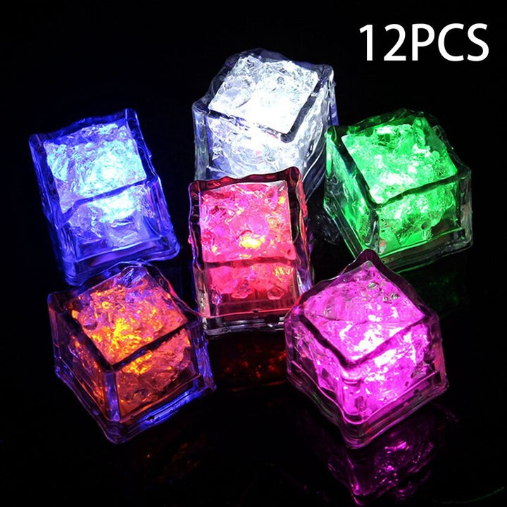 Colorful Water-Activated LED Ice Cubes | Bowlift