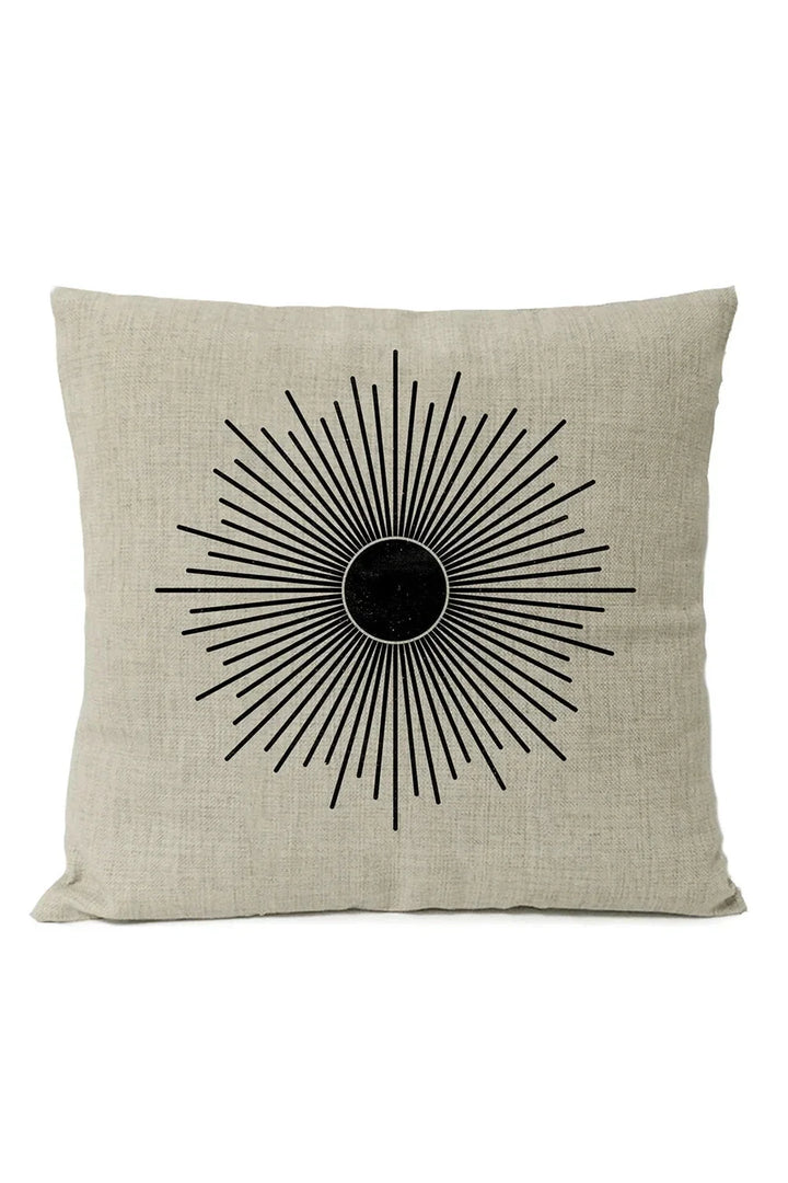 Black Geometric Pillowcase | Bowlift