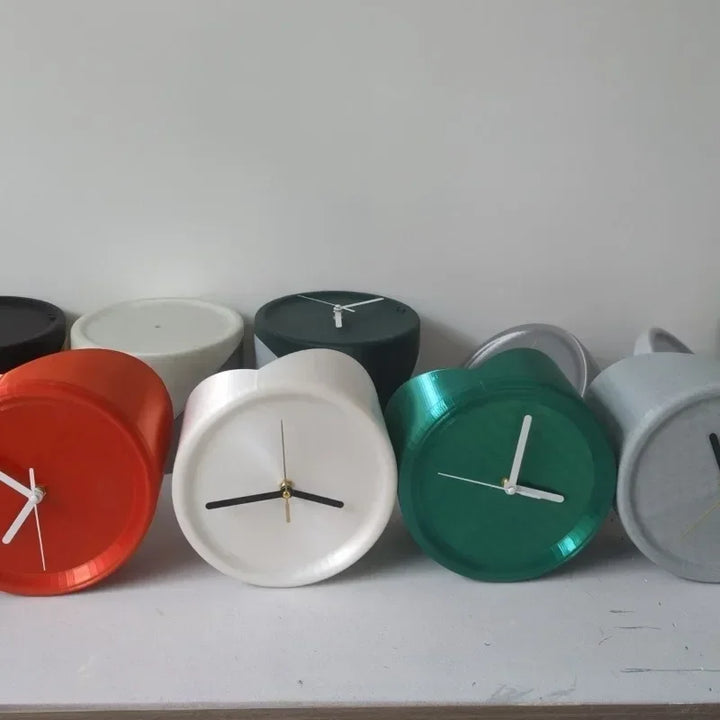 SilentCorner Clock - Stylish Silent Wall Clock without Drilling Bowlift