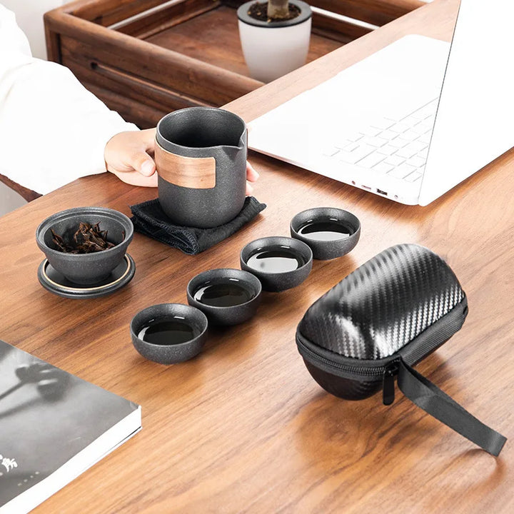 BowLift | Portable Travel Ceramic Teaware Set