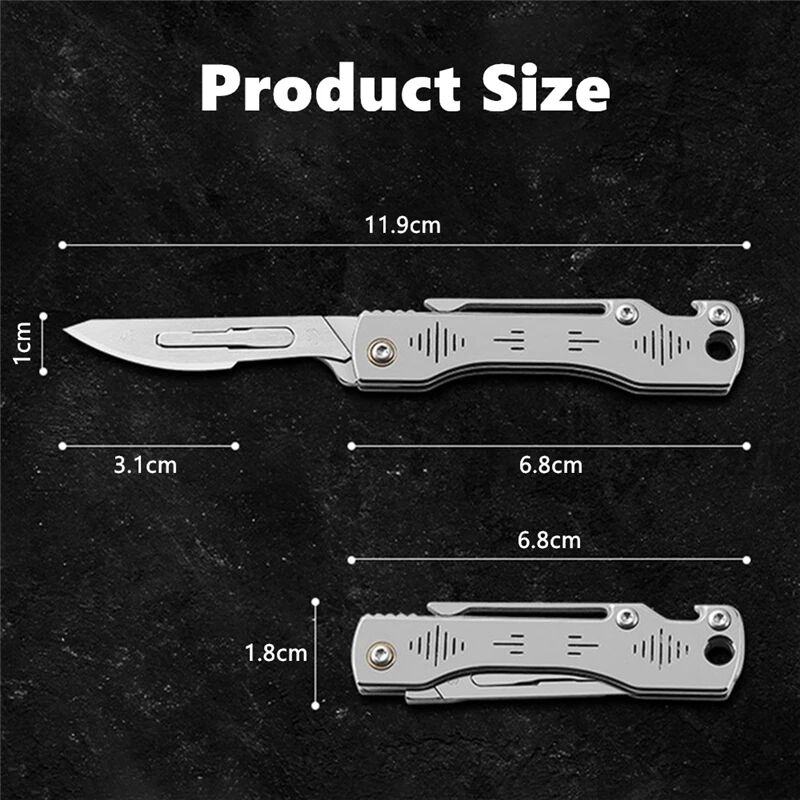 Stainless Steel Camping Master Folding Multifunctional Knife | Bowlift