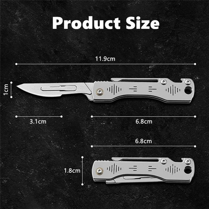 Stainless Steel Camping Master Folding Multifunctional Knife | Bowlift