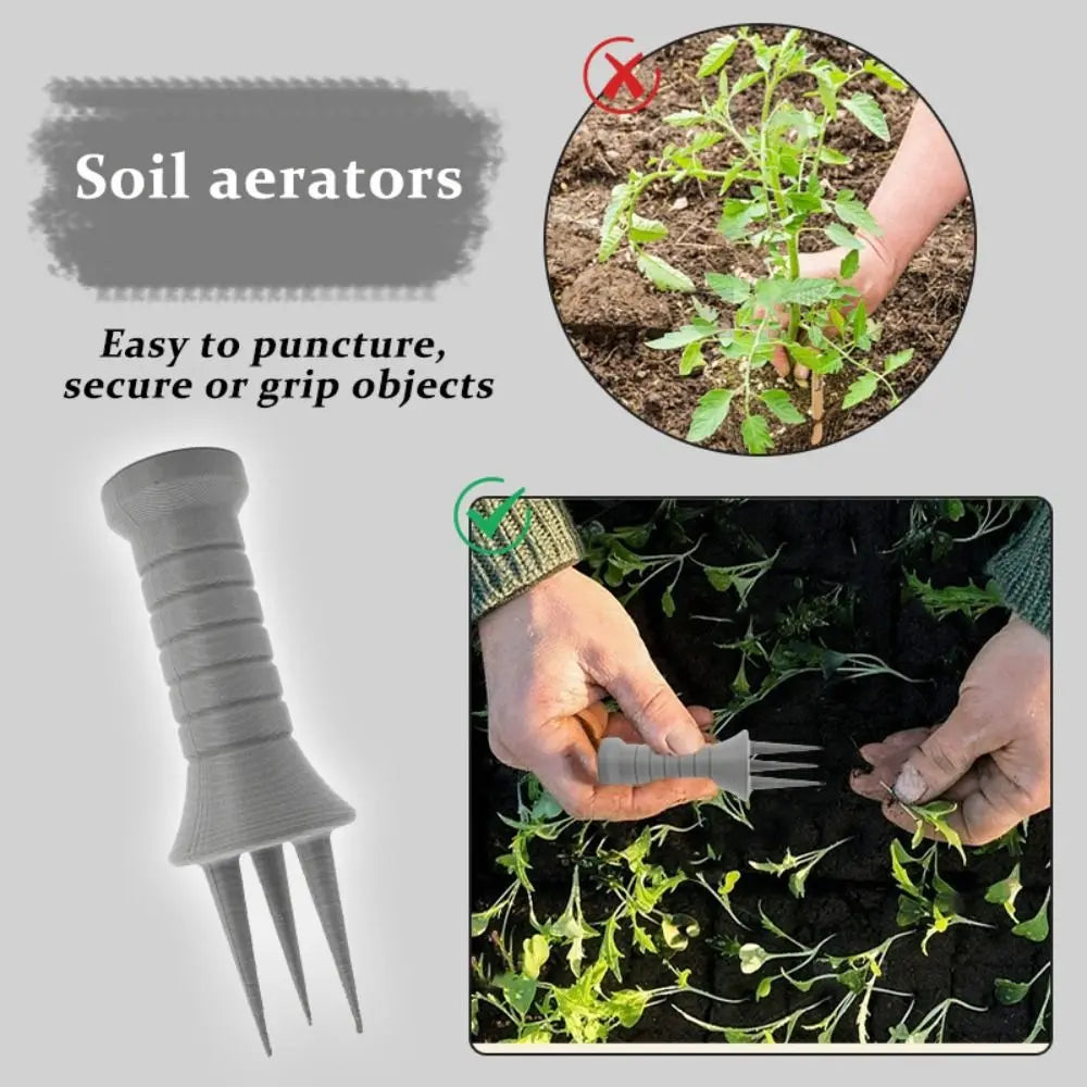 BowLift | Aergrow Hand-Aerator made of Plastic | Compact & Effective | 14.7 × 5 cm | For Lawns, Beds & Plant Areas