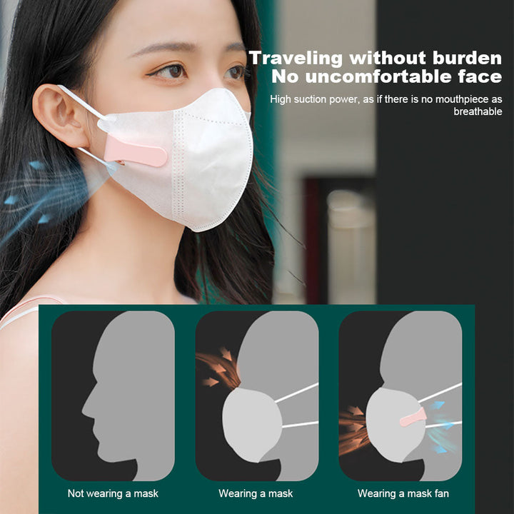 Wearable Clip-On Face Mask Fan | Bowlift