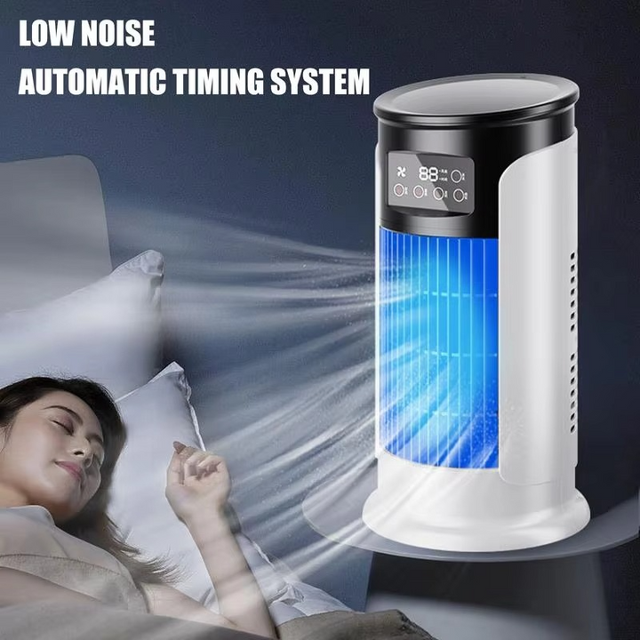 BowLift | Portable Air Conditioner Fan with Timer and 10 oz Water Tank for Quiet Room Cooling
