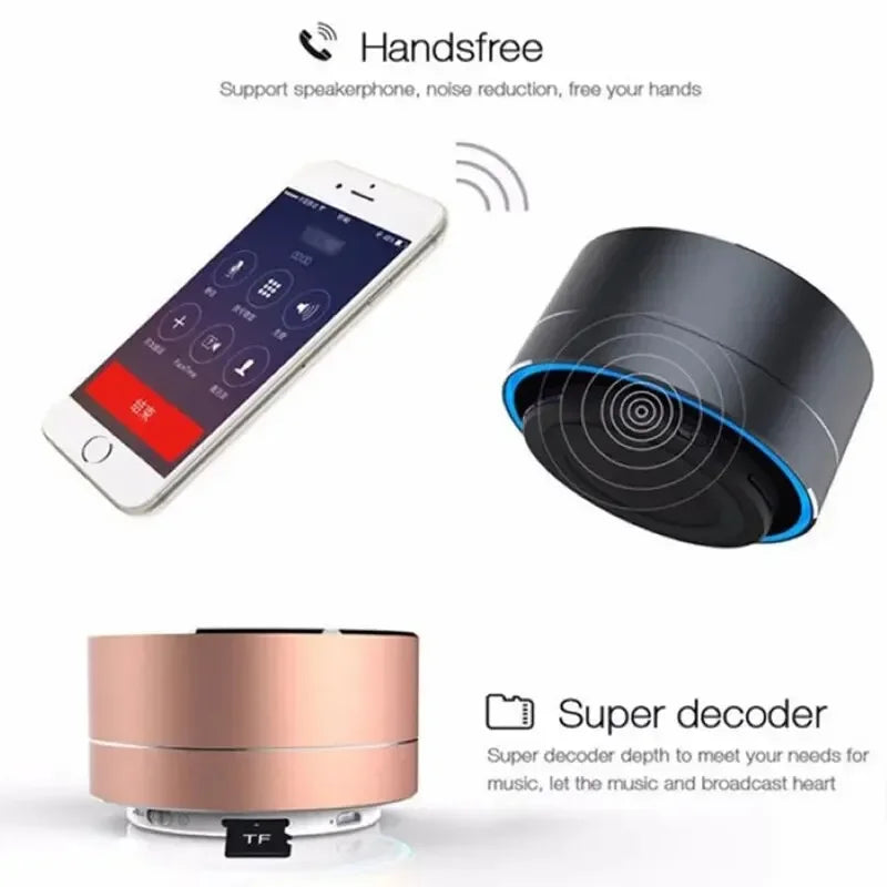 BowLift | Soundory Mini Bluetooth Speaker | Compact & Powerful | TF/USB | For Travel & Everyday Use