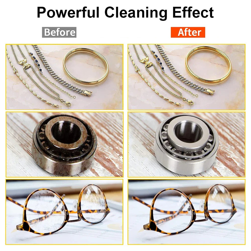 BowLift | Ultrasonic Glasses Cleaner 40kHz Stainless Steel Jewellery Cleaning Machine – ClearWave