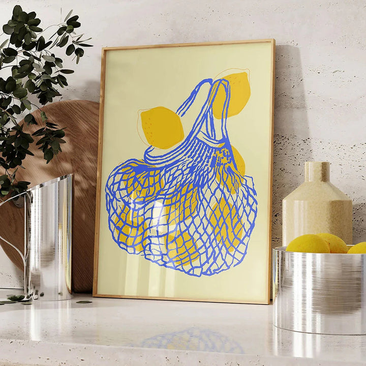 Lemon Wall Art | Bowlift