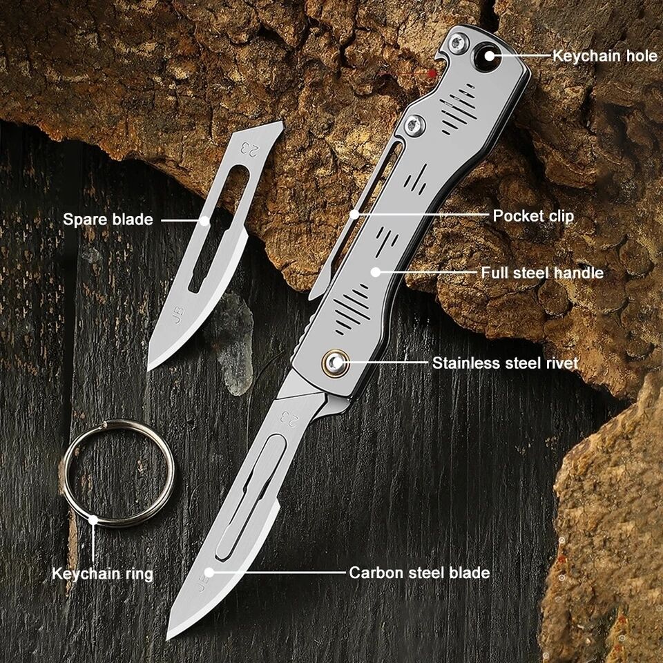 Stainless Steel Camping Master Folding Multifunctional Knife | Bowlift