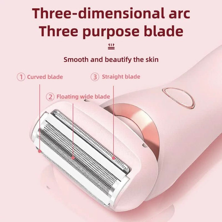 BowLift | electric shaver for men with LED light & skin-friendly precision