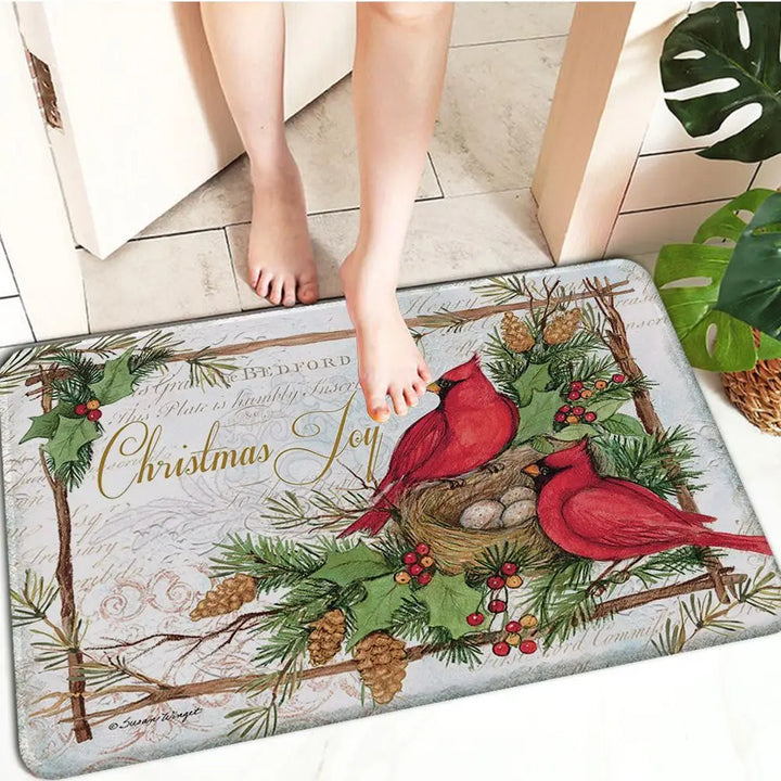 FestiveWelcome – Luxury Christmas Doormat for your Threshold Bowlift