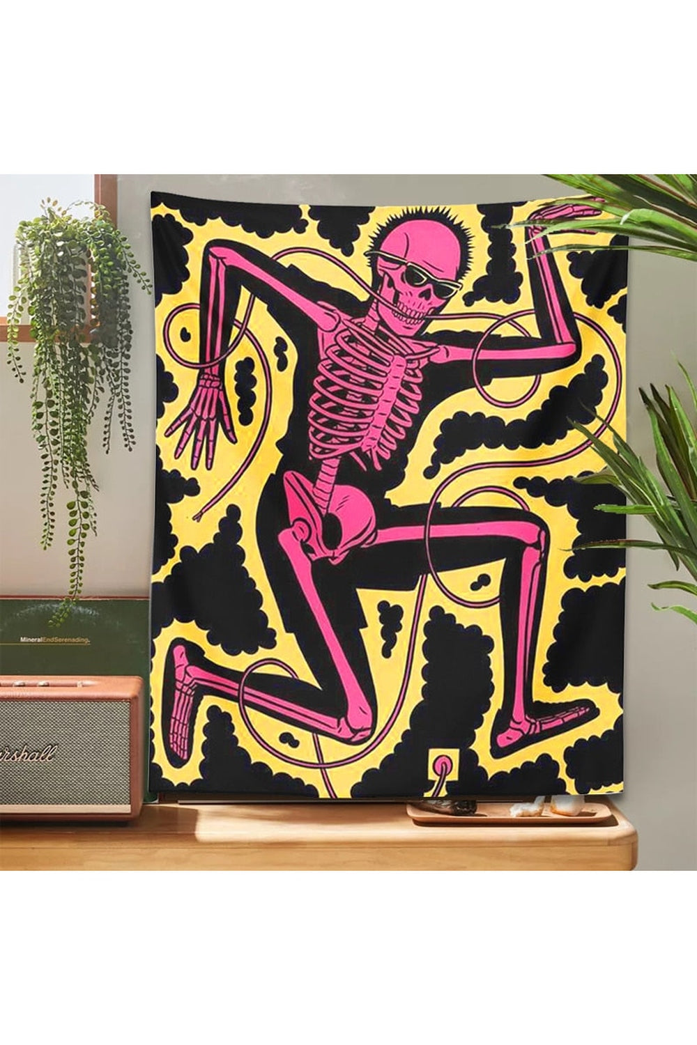 Skeleton Art Wall Tapestry | Bowlift